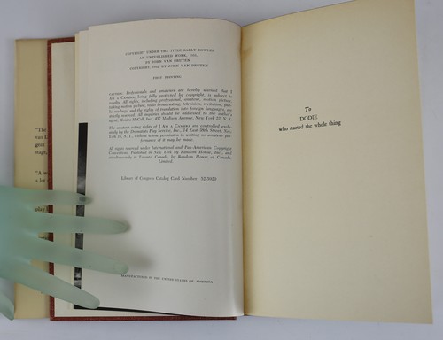 John Van Druten I Am a Camera 1952 1st Ed DJ Estate of Jerry Wald - Picture 6 of 6