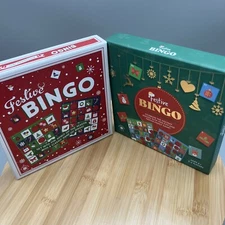 Festive Bingo By Professor Puzzle Christmas Bingo Game Includes Boards NEW