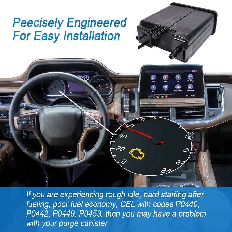 EVAP Vapor Canister For Cadillac Escalade ESV EXT GMC Yukon XL Chevy Hummer New - Image 4 of 4