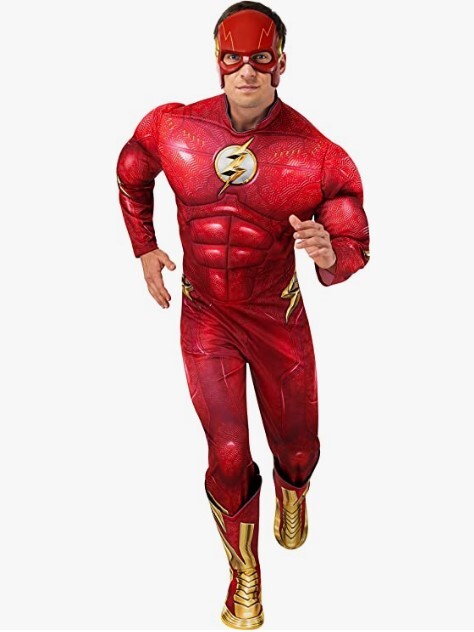 GREEN FAKE MUSCLE CHEST PADDED SHIRT TOP FANCY DRESS SUPERHERO BODYBUILDER | UK
