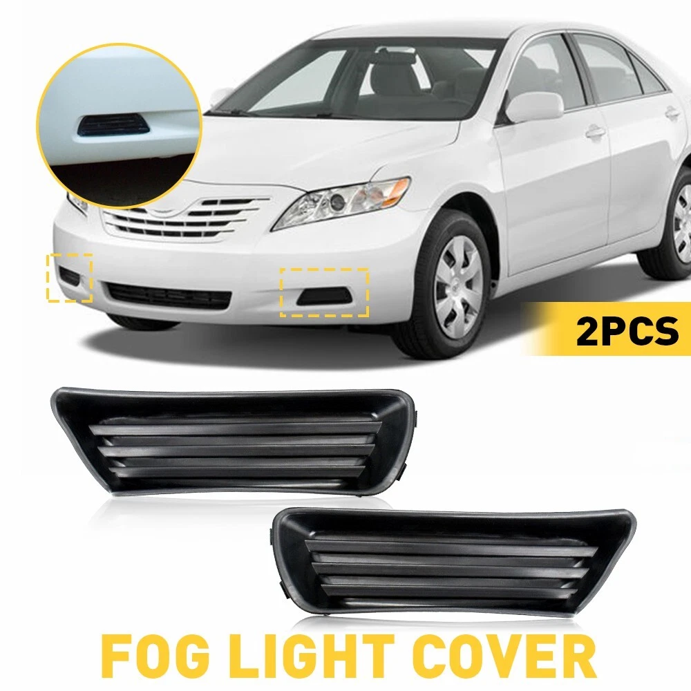 FITS FOR 2007 2009 TOYOTA CAMRY FOG LAMP COVER LEFT RIGHT PAIR