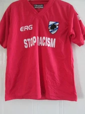 Sampdoria Training Leisure Stop Racism Football Shirt Size Small /38055