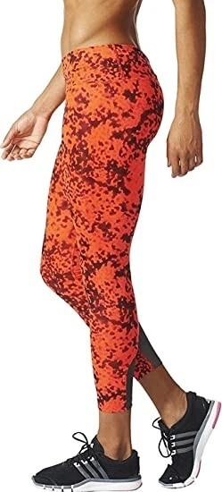 adidas Womens Techfit AIS Tight Q4 RA AA2150 - XL , Solar Red/Black - Image 2 of 4