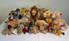 Disney Store Lion King LOT Simba's Pride Kovu Nala Pumbaa Ed Beanbag PLUSH LOT