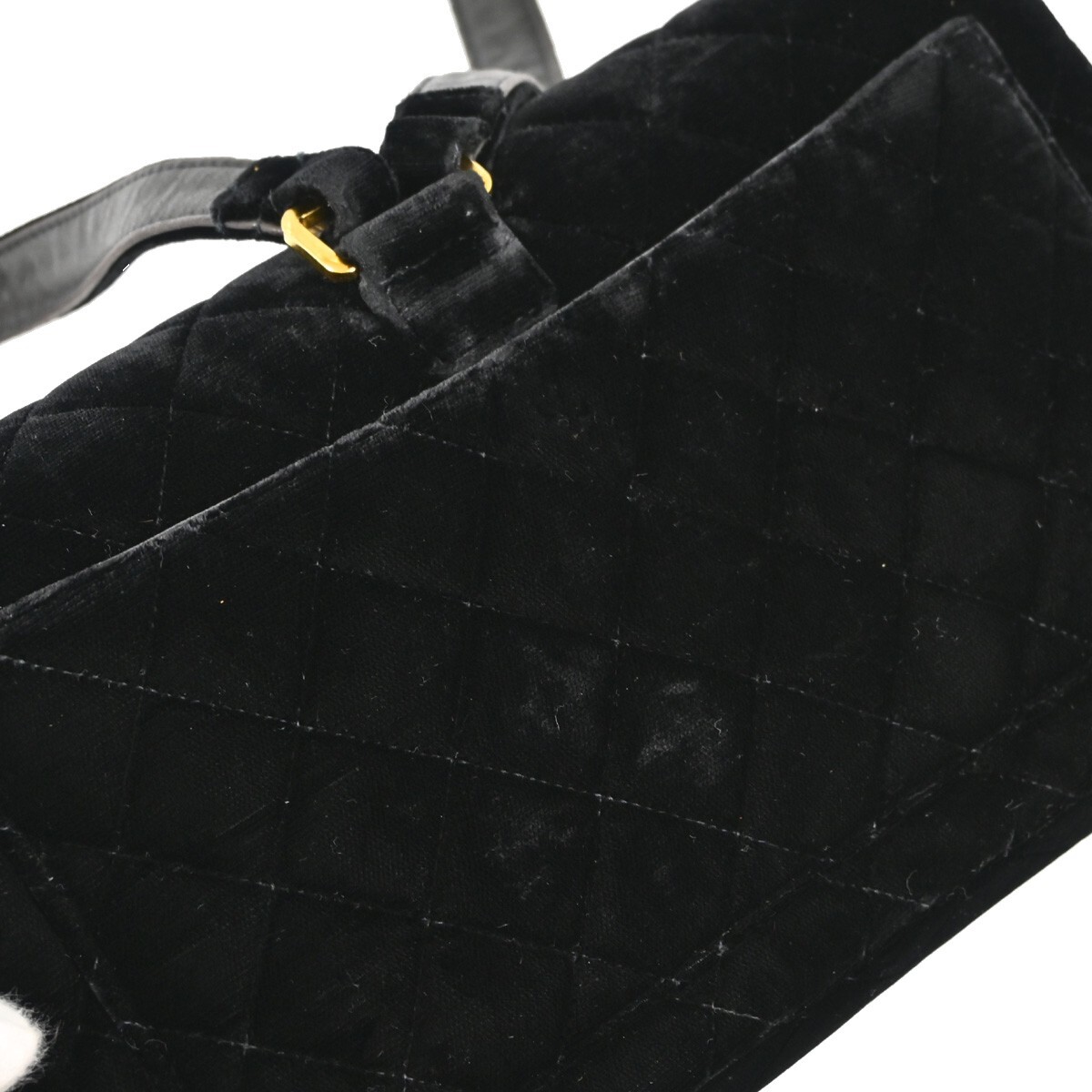 Chanel Black Velvet Backpack 133994 image 7