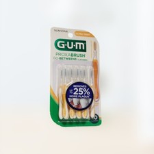 Sunstar GUM PROXABRUSH Go-Between Cleaner ULTRA TIGHT Interdental Brush 10 COUNT