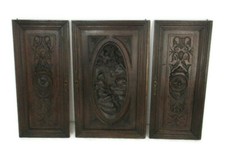 set 3 pannelli porta recupero architettonico rovere antico pastore stile bretone