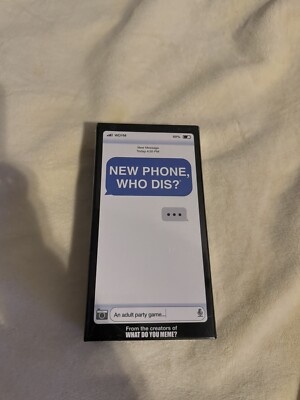 New Phone, Who Dis? -Adult Party Game by What Do You Meme? Sealed Box