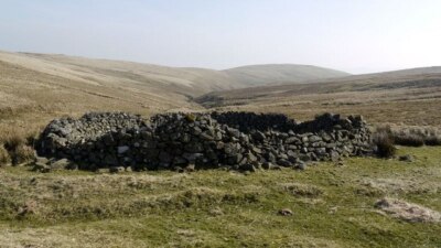 Foto 6x4 Ein weiterer Schafstall im Süden Cheviot Schafland Clennell c2009