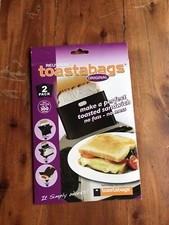 Toastabags reusable toaster sandwich bags 2 pack NEVER USED
