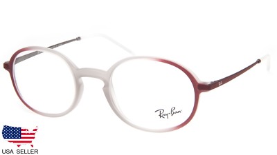NEW Ray Ban RB7153 5792 RUBBER BORDEAUX GRADIENT EYEGLASSES 7153 50-21-145 B40mm