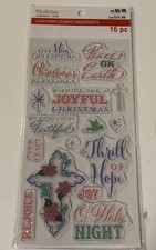 Religious Clear Stamps by Recollections Christmas 672394 NEW