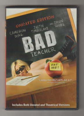 BAD TEACHER Unrated 2011 DVD Like New Widescreen Cameron Diaz Justin Timberlake