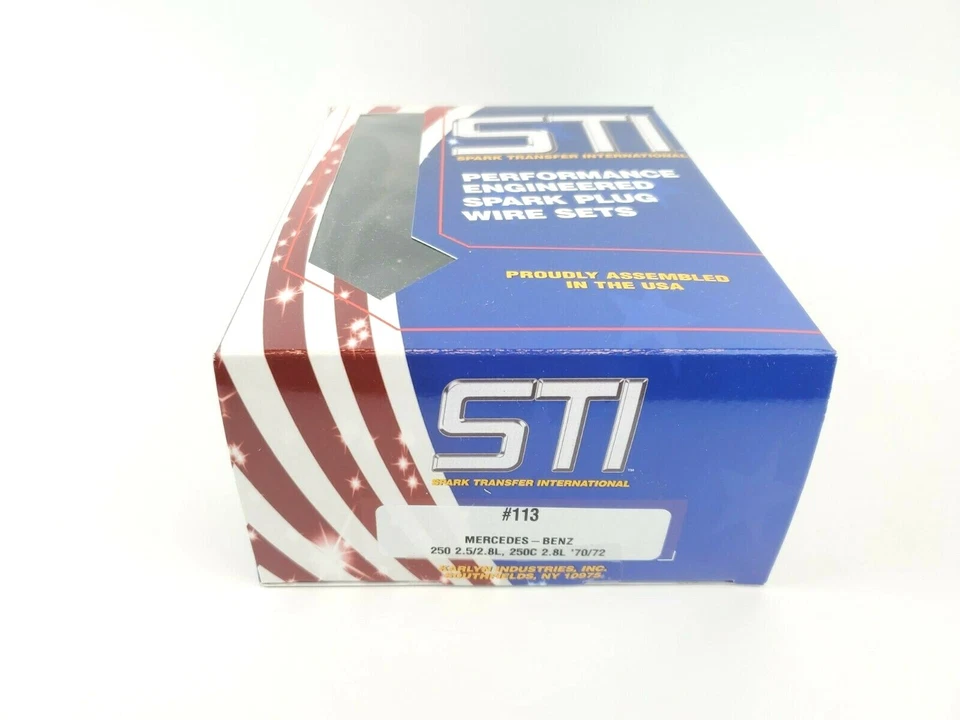 Juego de cables de bujía STI Mercedes Benz W108 W114 250 250C 280S 1970-1972 Foto 2 de 2