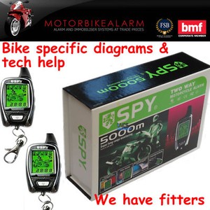 SPY 5000 MOTORBIKE MOTORCYCLE ALARM 