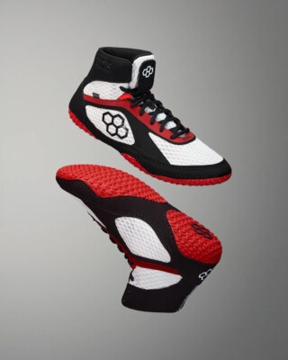 RUDIS JB ALPHA 2.0 Wrestling-Schuhe Metallic Rot Boxen MMA Kampfsportschuhe