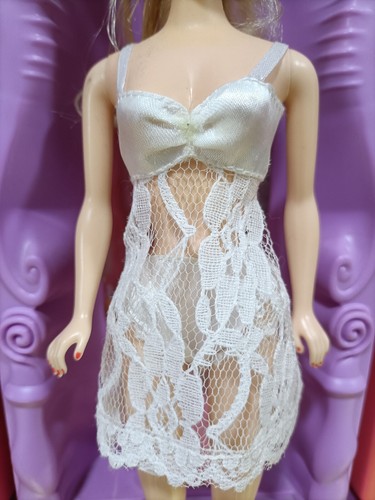 negligee lingerie non original no Barbie bride bridal wedding NO DOLL - Imagen 2 de 3