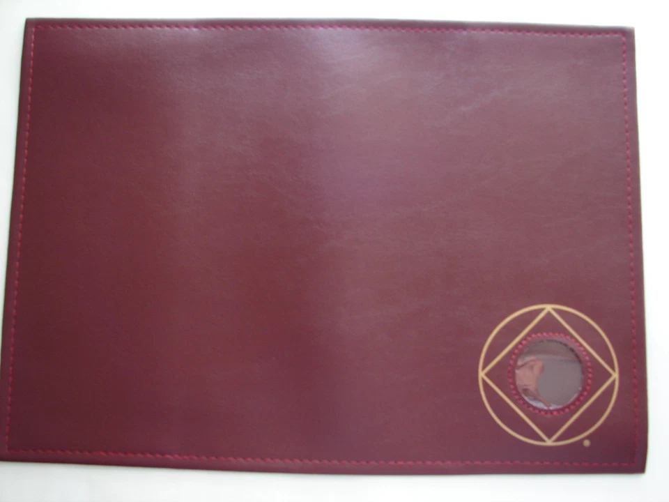 Narcotics Anonymous NA Symbol Basic Text 6th Edition BURGUNDY Book COVER - Image 2 of 3