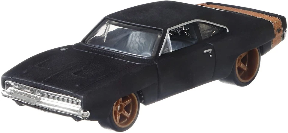 FAST AND FURIOUS Modello Auto DODGE CHARGER Dusty Black 1:64 Hot Wheels GBW75 - Immagine 4 di 4