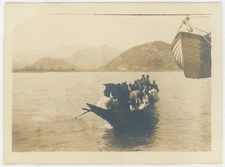 Barboat. Montenegro. 1904 Silver Print.