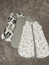 Yoofoss Baby Sleep Sack 0-6 Months Wearable Blanket 2-Way Zipper TOG 0.5 3 Pack