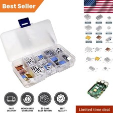 Comprehensive 100 PCS Heatsink Kit for Raspberry Pi: 80 Aluminum  20 Copper