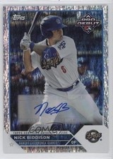 2023 Topps Pro Debut Sparkle Foil Auto 157/199 Nick Biddison #PD-176 Auto q3o