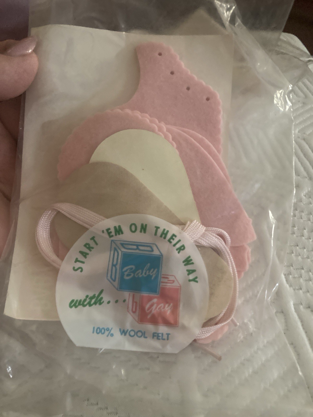 (4) Vintage Baby Shoe Kits Baby Gay, Welcome Baby… - image 3