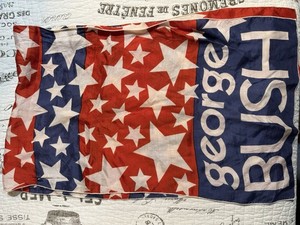 George Bush Sr. US senate Run Promotional Scarf Circa 1970