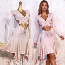 Latin Rumba Tango Ballroom Rhythm Practice Dance Dress Samba Cha Cha Dancewear