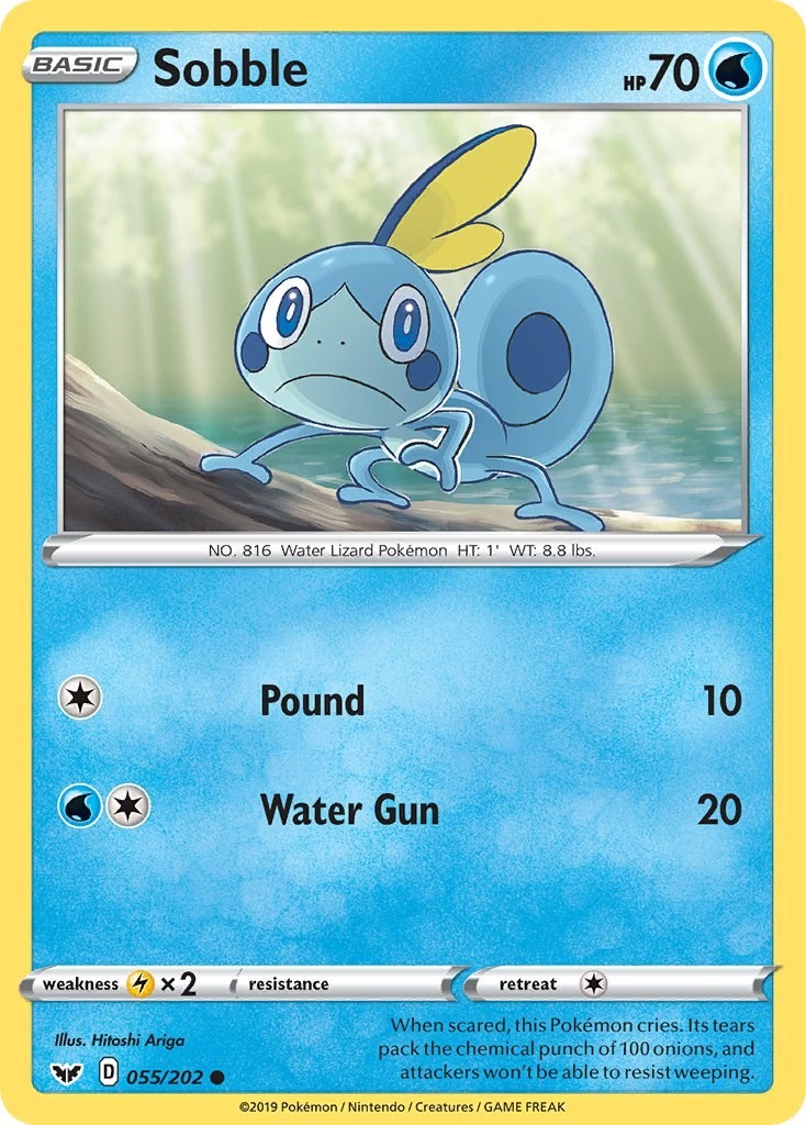 LP - Sobble (055) SWSH01 - 055/202 SWSH01: Sword & Shield Base Set