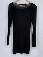 Velvet by Graham & Spencer Black Bodycon Dress Size S.