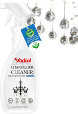 Chandelier Cleaner Drip Dry Spray No Wipe, Spray Away Dust Remover for Crystal S
