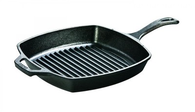 Lodge Logic Grillpfanne eckig Gusseisen 26 cm