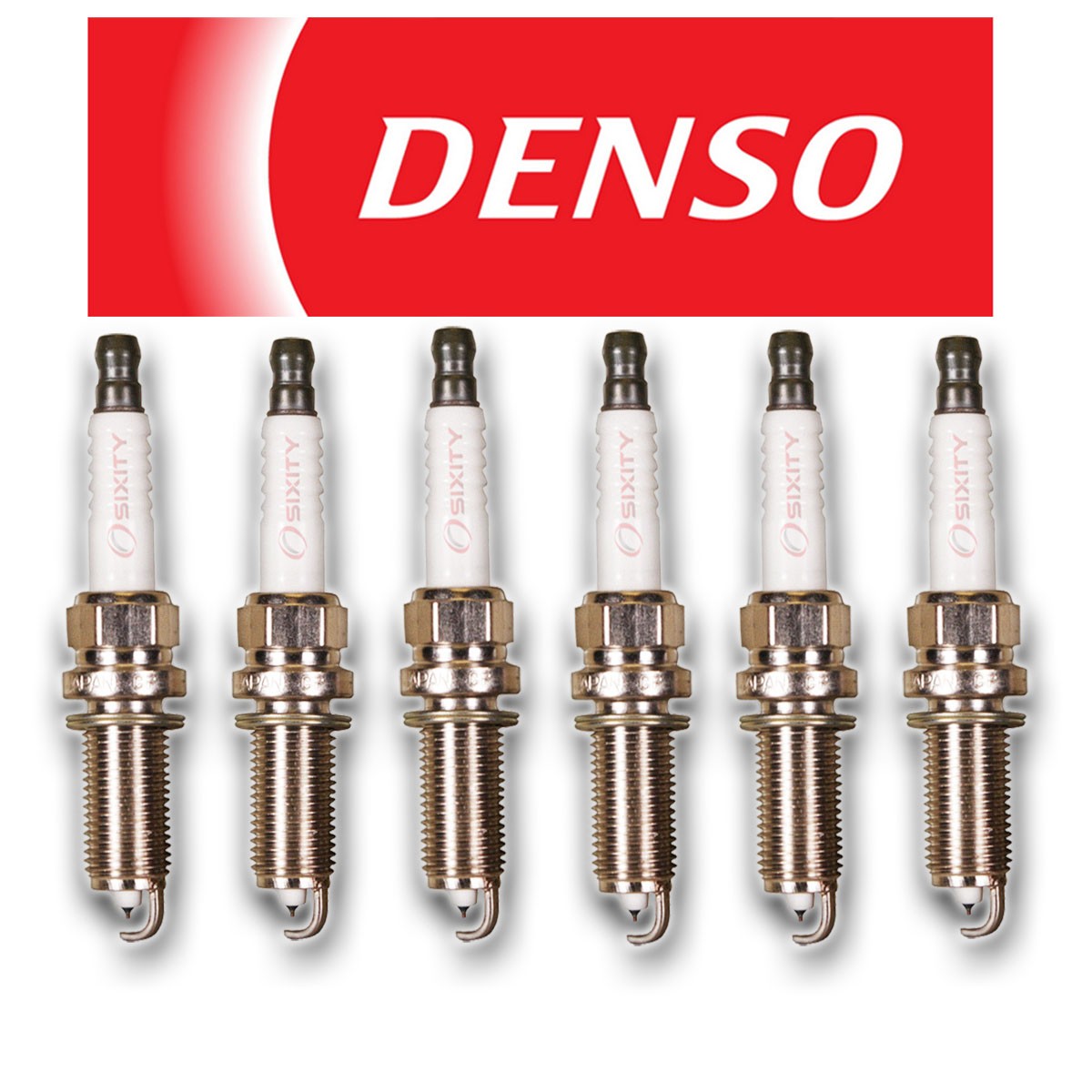 6 OEM DENSO Iridium Power 3442 / FXE22HR11 Spark Plugs
