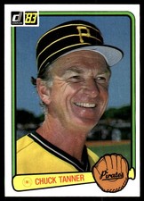 Chuck Tanner 1983 Donruss #124 Pirates MLB READ FREE SHIPPING AutographDen