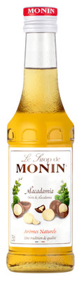 (18,19 /l) Le Sirop de Monin Macadamia Nuss Sirup 1:8 0,25l Flasche