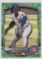 2025 Bowman Prospects Green Pattern 42/99 Fernando Cruz #BP-110 1pr8