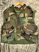 Body Armor Fragmentation Protective Vest, Splitterschutzweste Woodland in XXL