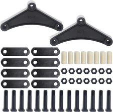 Trailer Axle Equalizer Shackle Kit for Double Eye Leaf Springs 3500 lbs-5200 lbs