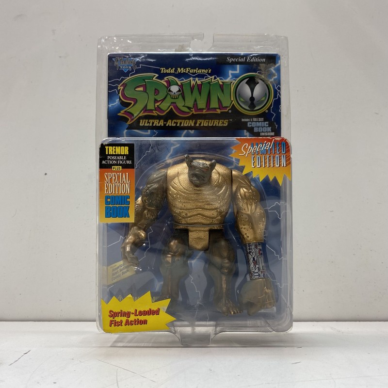 McFarlane Toys Spawn Tremor Ultra-Action Figure Special Edition Gold Sealed 1996