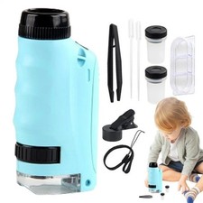 Mini Microscope for Kids gift Portable Micros...