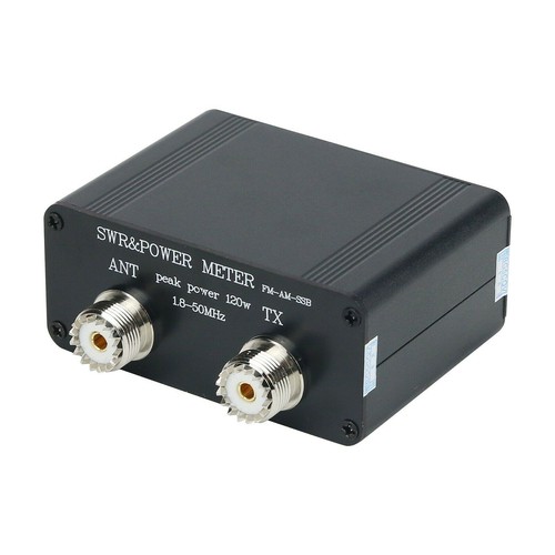 120W Power Watt Meter SWR & Power Meter Peak Power FM-AM-SSB SWR 1.8MHz-50MHz
