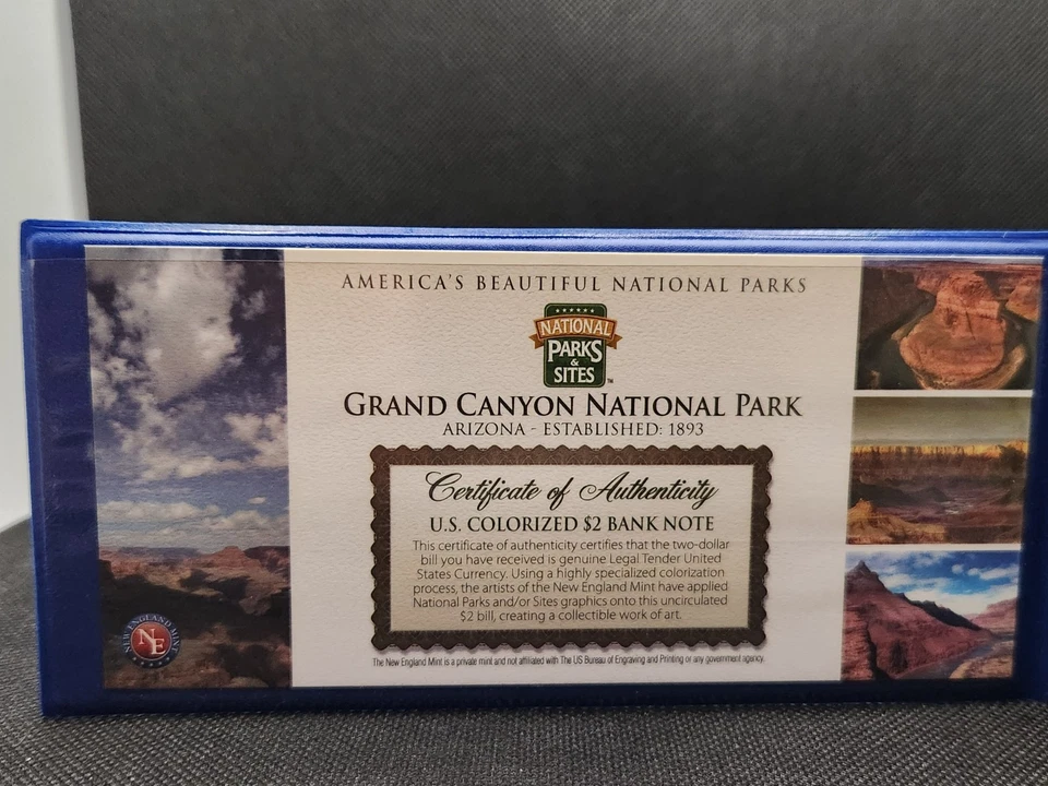 2003 America's Beautiful National Parks Grand Canyon National Park Colorized $2 - Image 2 of 3