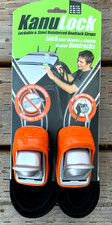 KanuLock Lockable Steel Reinforced 11 foot Tiedown Straps Canoe Surfboard