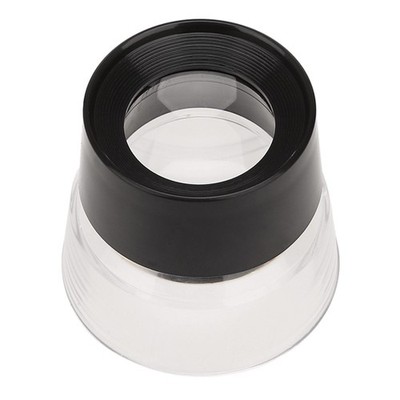 10X Magnifying Glass Desktop Cylindrical Loupe Lens Jewelry Repair Pocket Read