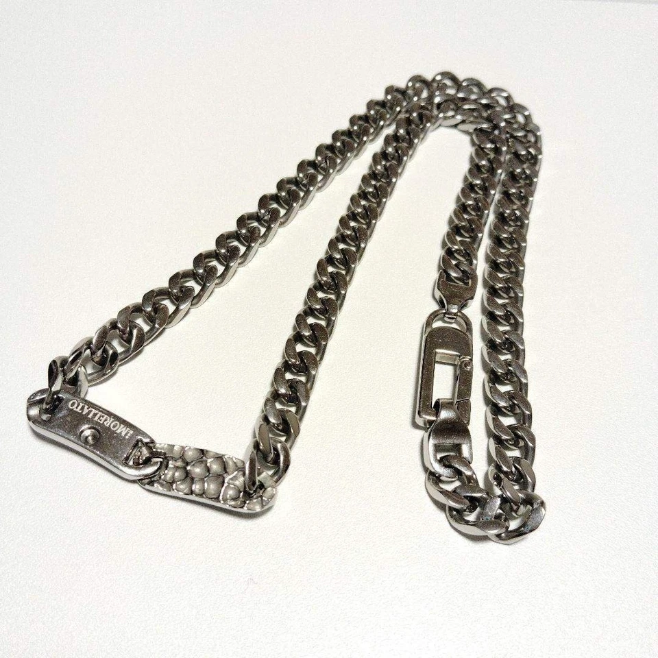 Excellent+++ collier en argent MORELLATO Curb Chain (épais) - Photo 3/4