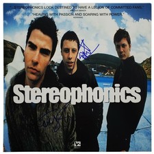 Stereophonics Signed Autographed Album Record LP 12x12 Poster Flat