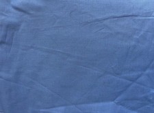 Medium Blue Solid Fabric Cotton Material 10 1/2 Yards x 43 Quilting Sewing