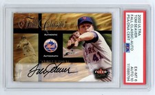 2002 Fleer Ultra Fall Classic Tom Seaver On Card Autograph PSA 6 10 Auto SSP HOF